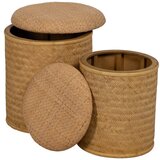Ixia Pleten tabure v naravni barvi Rattan – | Shoptok.si