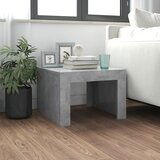 The Living Store Klubska mizica betonsko siva 50x50x35 cm iverna plošča - Klubska Mizica, (21573593) | Shoptok.si