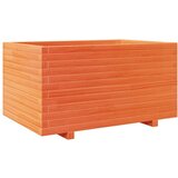  Vrtno cvetlično korito voščeno 90x60x49,5 cm trdna borovina | Shoptok.si