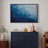 Slika - Sea depths 90x60 U crnom drvenom okviru | shoptok.hr