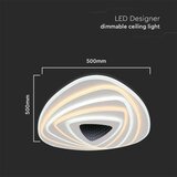  LED prigušiva plafonska svetiljka LED/120W/230V 3000-6500K + daljinski upravljač | Eponuda.com