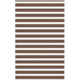 Zebra zavjesa Smeđa 145x230 cm Širina tkanine 140,9 cm Poliester | shoptok.hr