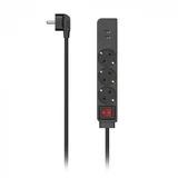 distributer sa 3 uticnice i 2 usb porta, crni 223182