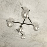  plafonska svetiljka smart 5xE14/10W/230V crna/siva | Eponuda.com