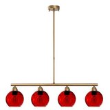 Opviq Luster Benek-15-14441, 80x15x80cm, IP20, Zlatno-crvena boja | Eponuda.ba