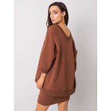 RUE PARIS Sweatshirt-RV-BL-5676.09-dark brown | Shoptok.si
