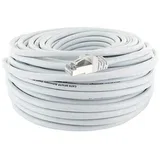 Omrežni kabel (Dolžina: 50 m, Bela, Vtič RJ45, Do 1 Gbps)