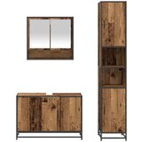  Set namještaja za kupaonicu 3 pcs Staro drvo Konstruirano drvo | shoptok.hr