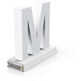Abc led črka m 75mm za sestavo napisa arial 6500K "klik" bela | Shoptok.si