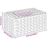  Oklopi za kutije maramica 2 pcs Zumbul 27.5 x 16.5 x 14 cm | shoptok.hr