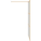  Zid za walk-in tuš Zlatno 115 x 195 cm Staklo otporno na udarce | shoptok.hr