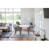 Venture Home Polar pravokutni blagovaonski stol 120 × 75 cm, bijeli | shoptok.hr