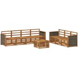  Setovi sofa 8 pcs Čvrsto drvo akacije | shoptok.hr