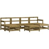  The Living Store Vrtna sedežna garnitura 7-delna impregnirana borovina - Vrtna Sedežna Garnitura, (21452914) | Shoptok.si