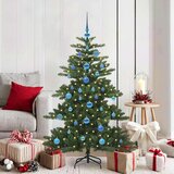 vidaXL Umjetno božićno drvce s nogom with LEDs s stalakom 150cm PVC | shoptok.hr
