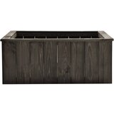 Furnova Visoka greda temno siva 74x77x30 cm trdna borovina, (21920913) | Shoptok.si