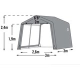 ShelterLogic - Skladišni šator - 9 m² - 300x300cm | BRANDED IN THE USA | shoptok.hr