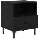  Noćni ormar Crni hrast 40 x 35 x 47.5 cm Konstruirano drvo | shoptok.hr