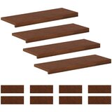  Stepenica 12 kom. 70 x 25 x 2 cm Tamno smeđa | shoptok.hr