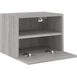  Zidni TV ormarići 2 kom siva boja hrasta 40 x 30 x 30 cm drveni | shoptok.hr