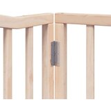 vidaXL Vrata za pse s vratašcima 6 panela sklopiva 480 cm drvo topole | shoptok.hr