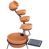 Terracotta 4-nadstropne pretočne sklede za vodo, (21570127)