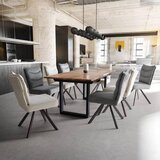 Bessagi Home Stol Fina, Siva, Rebrasti Žamet | Shoptok.si