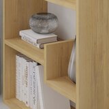 Marckeric Bijela/u prirodnoj boji biblioteka u dekoru hrasta 60,5x162 cm Klapo – | shoptok.hr