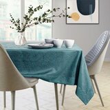 AmeliaHome Traka za stol Gaia s man&amp;scaron;etom 40x120 cm, morsko plava Slike
