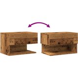  Zidni noćni ormarić boja staro drvo | shoptok.hr