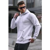 Madmext Sweatshirt - White - Regular fit Cene