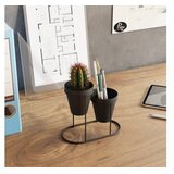 WALLXPERT Stolna dekoracija 19x16x10 cm, Crna Cijene