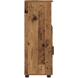  Kupaonski ormar s pohranom s vratima Staro drvo 30 x 35 x 95 cm | shoptok.hr