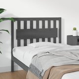  Uzglavlje za krevet sivi 105,5 x 4 x 100 cm od masivne borovine | Eponuda.com