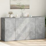  The Living Store Komoda 2 kosa betonsko siva 79x38x80 cm inženirski les - Komoda, (21450351) Cene