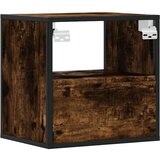 vidaXL Zidni noćni ormarić dimljeni hrast 40x31x39,5 cm | shoptok.hr