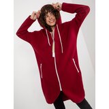 RELEVANCE Sweatshirt-RV-BL-4742.20P-burgundy Cene
