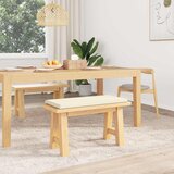  Jastučić za klupu Teksturirani baršun Krem Dubina 35 cm | shoptok.hr