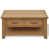  Stolić za kavu od masivne hrastovine 88 x 53 x 45 cm | shoptok.hr