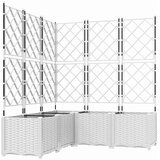  Vrtna saksija 5 pcs Bijeli 120 x 120 x 143 cm Plastika | shoptok.hr