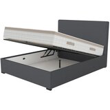 Hespo OBLAZINJENA POSTELJA x , tekstil, leseni material antracit | Shoptok.si
