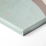 Slika - Cloudy Night Sky - Moons in Brown and Beige Hues Among Clouds and Numerous Little Stars on a Light Background 120x80 Sta | shoptok.hr