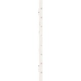 Zidno uzglavlje bijelo 166x3x63 cm od masivne borovine | Eponuda.com