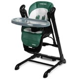CARETERO Indigo Black hranljiva stolica + ljuljačka zelena Cijene