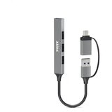 Port Designs USB-C / USB-A to 4 USB-A ports 480 Mbps SLIM | ePonuda.com