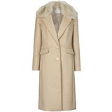 Guess NANCY FIT COAT FAUX FUR COLLAR Bež | shoptok.hr