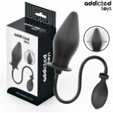 Addicted Toys Anal NAPIHLJIVI ANALNI ČEP Addicted Toys Model 2 Black - silikonski in vodoodporen Cene
