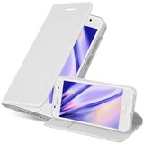Cadorabo Ohišje, združljivo z HTC ONE A9 v klasično srebrno - Zaščitni ovitek z magnetnim zapiranjem, stoječo funkcijo in režo za kartice, (20561774) | Shoptok.si