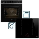 Smeg ugradbeni set ploča SI4642D + pećnica SF6400TB (SET 16) Cijene