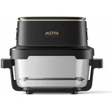 AF20 Pro – Friteza na vroč zrak s steklenimi posodami 4 L in 2,5 L, 1700 W, 8 programov, črna